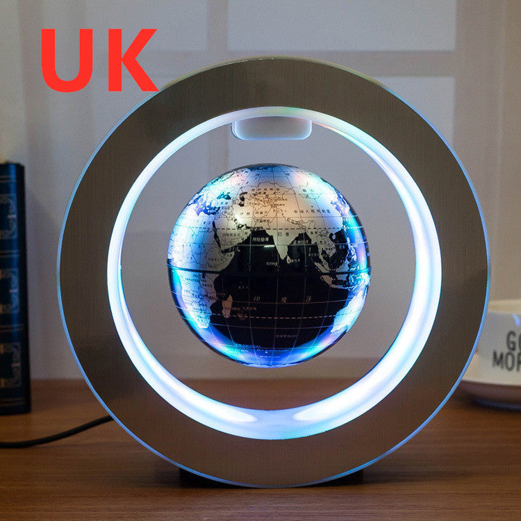 Round LED World Map Floating - Gifts for Them