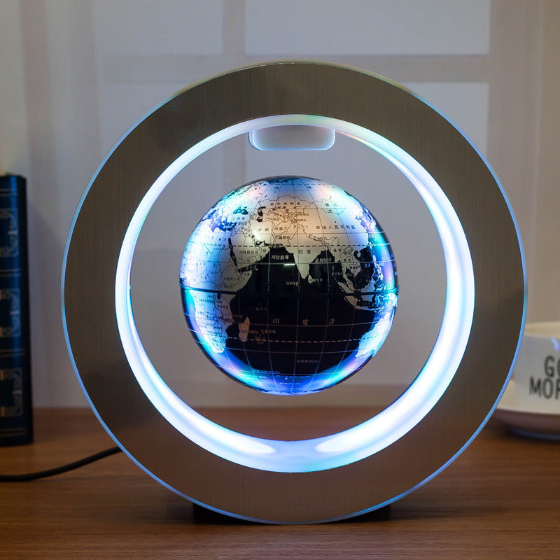 Round LED World Map Floating - Gifts for Them