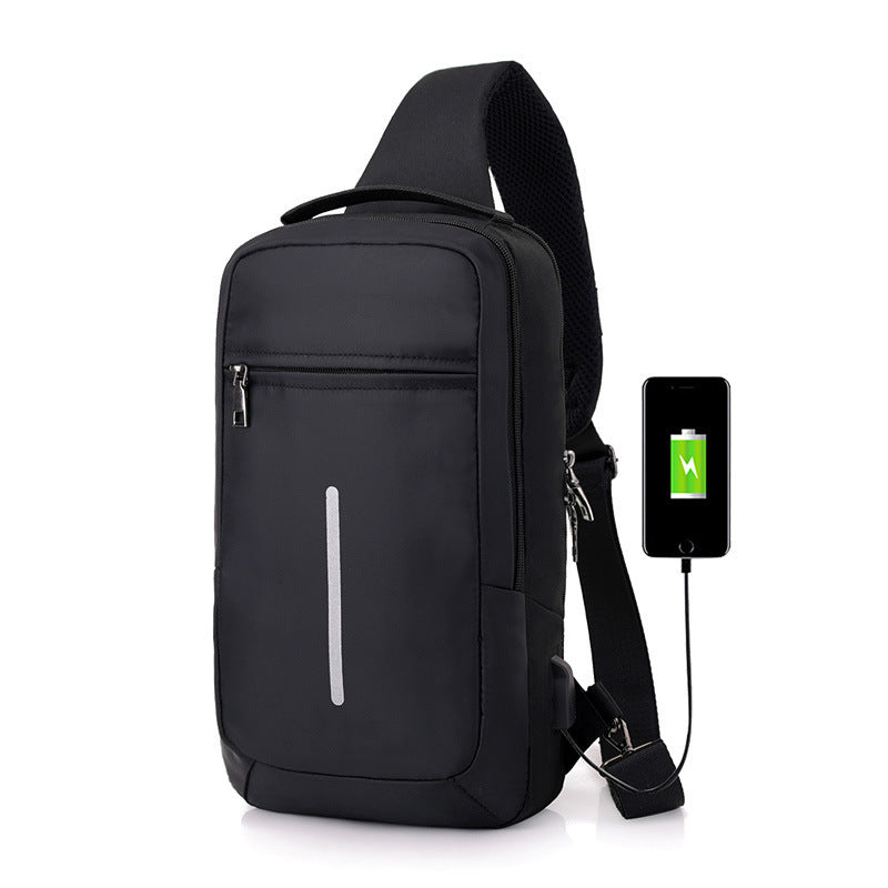 Anti-theft USB charging chest bag with you - Gifts for Them