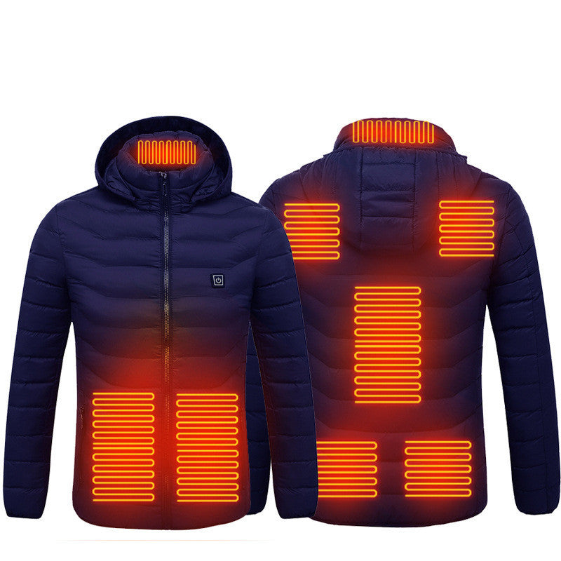 Men Heated Puffer Jacket - Gifts for Them