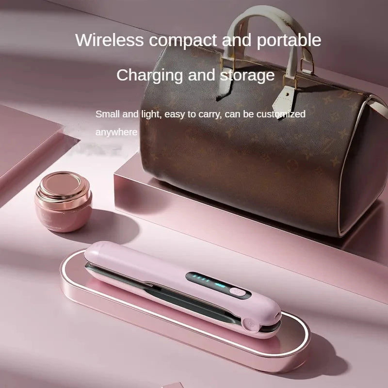 Wireless Hair Straightener Flat Iron Mini 2 in 1 - Gifts for Them