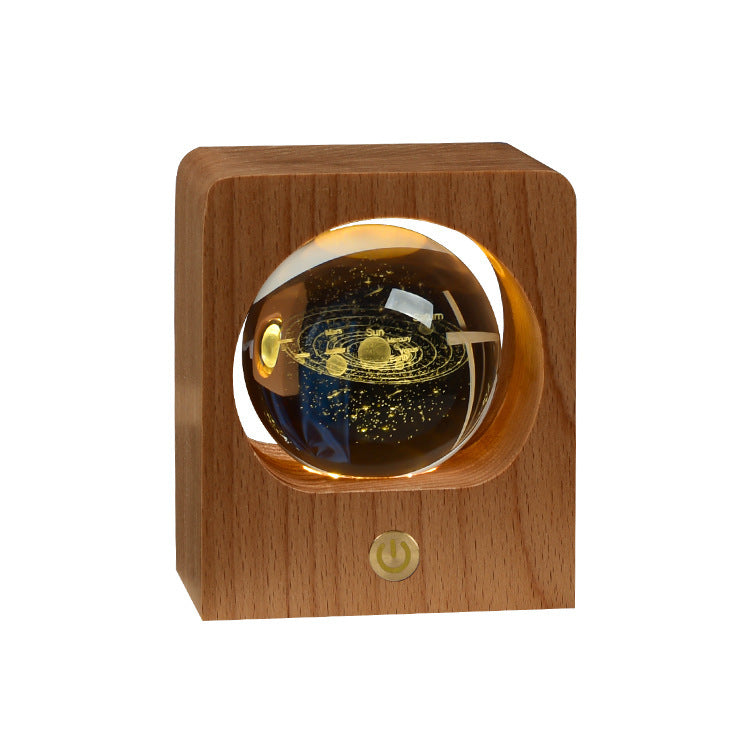 Beech Crystal Ball Night Light 3D - Gifts for Them