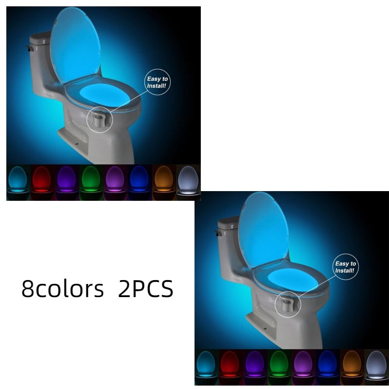 Toilet Induction LED Night Light - Gifts for Them