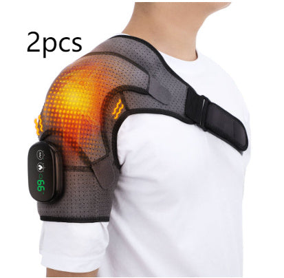 USB Rechargeable Convenient Electric Heating Shoulder Massager - Gifts for Them