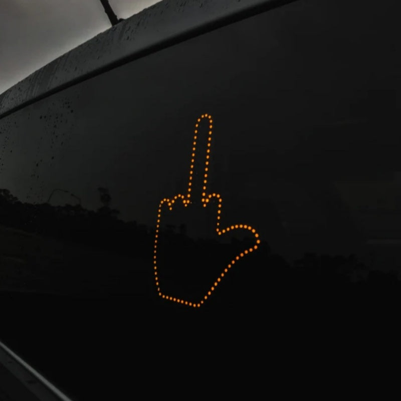 Funny New LED Illuminated Gesture Light Car Finger Light - Gifts for Them