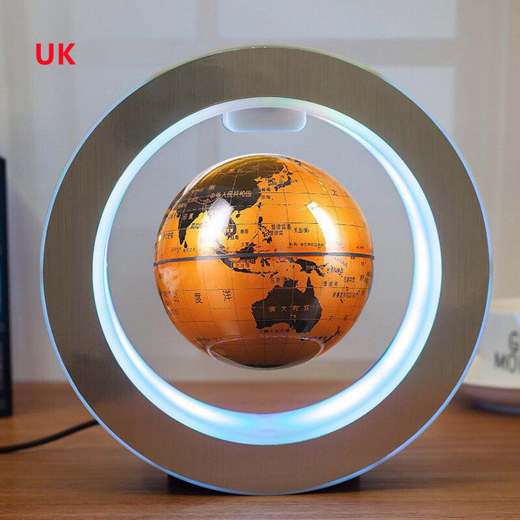 Round LED World Map Floating - Gifts for Them