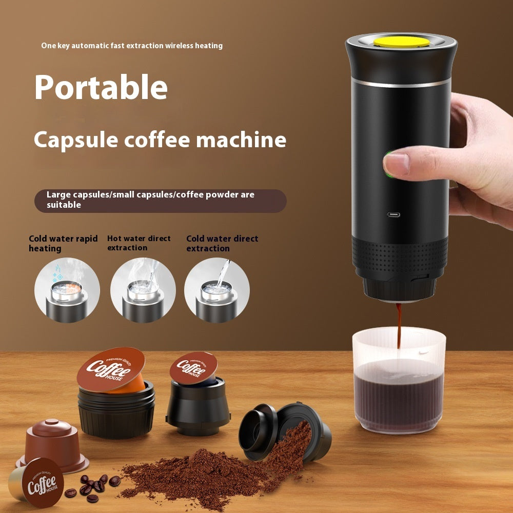 Electric Grinder Coffee Travel Handy 3 In1 Espresso Portable - Gifts for Them
