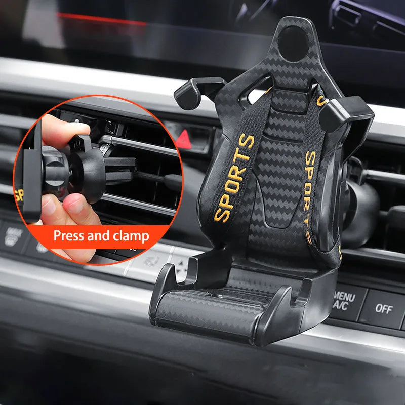 Racing Seat Shape Car Phone Holder - Gifts for Them