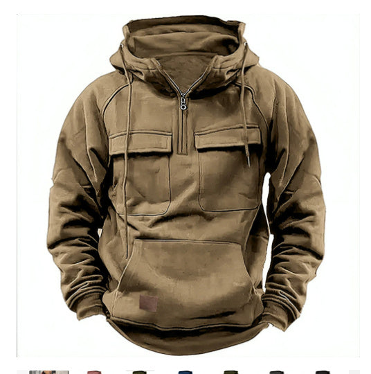 Men's Zip-up Hoodies Sweatshirt With Drawstring - Gifts for Them