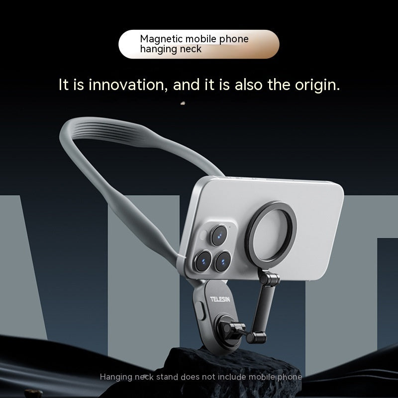 Silicone Phone Magnetic Neck Mount - Gifts for Them