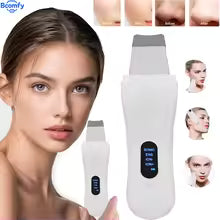 Ultrasonic Skin Scrubber Facial Cleaner Peeling Blackhead Remover