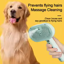 Steam Spray Dog Grooming Brush
