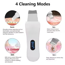 Ultrasonic Skin Scrubber Facial Cleaner Peeling Blackhead Remover