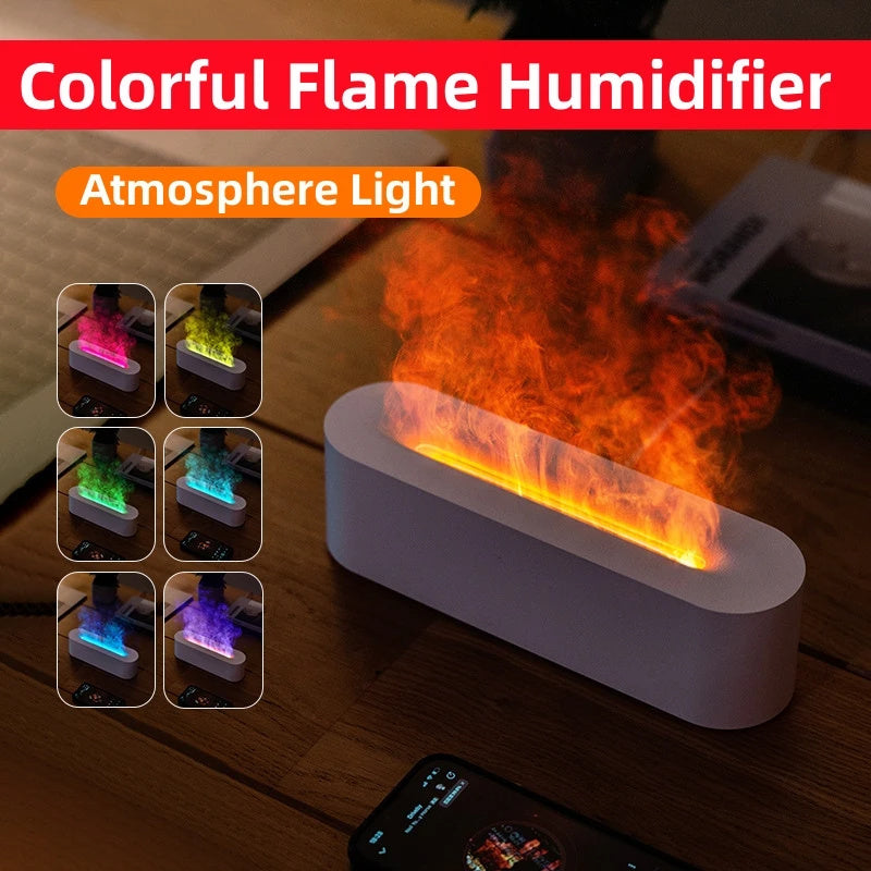 Flame Aroma Diffuser Air Humidifier - Gifts for Them