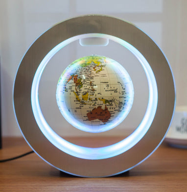 Round LED World Map Floating - Gifts for Them