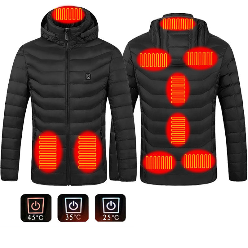 Men Heated Puffer Jacket - Gifts for Them