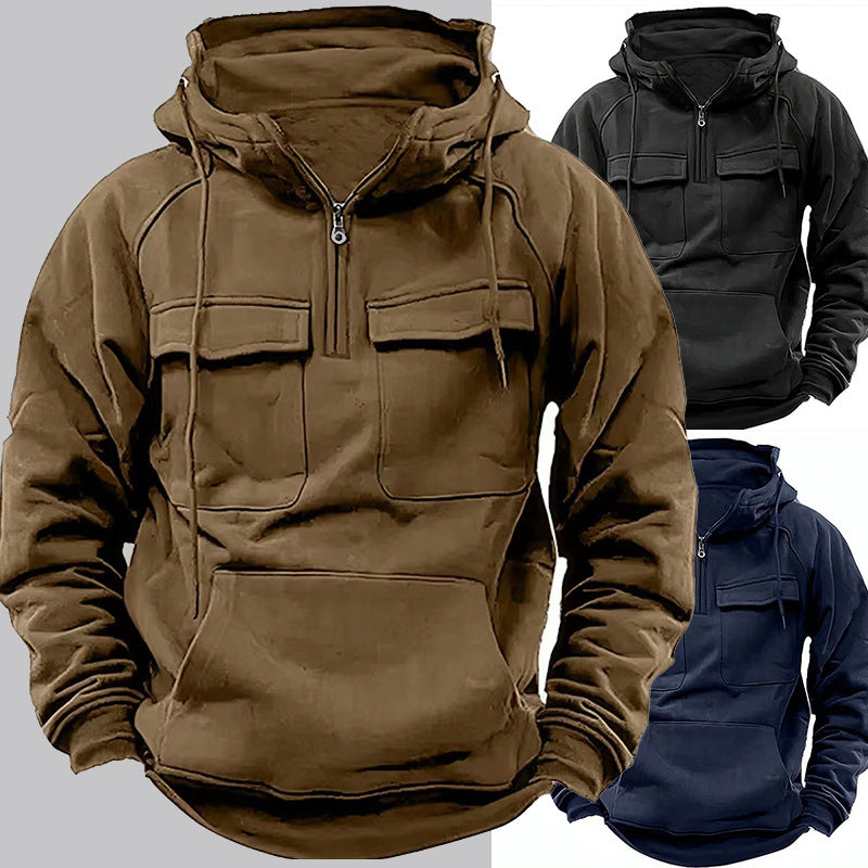 Men's Zip-up Hoodies Sweatshirt With Drawstring - Gifts for Them