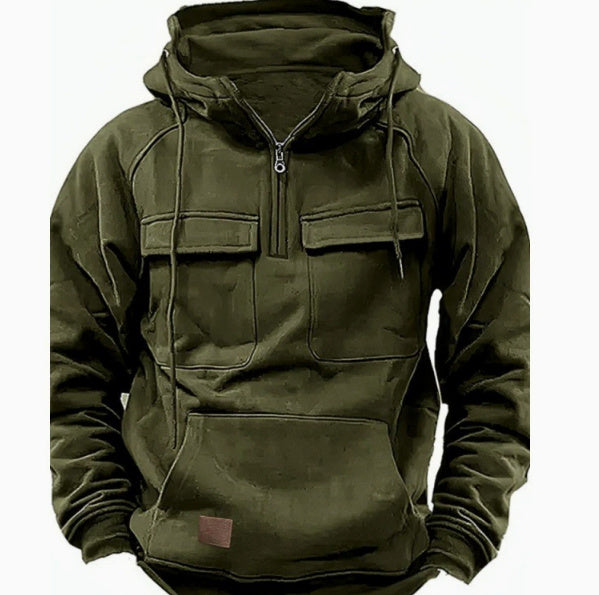 Men's Zip-up Hoodies Sweatshirt With Drawstring - Gifts for Them