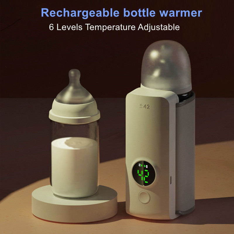 Portable Wireless Rechargeable Baby Bottle Warmer - Gifts for Them