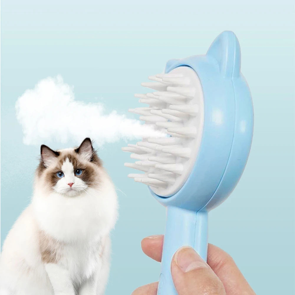 Hair Cleaning Brush With Mist Multifunctional Cat Grooming - Gifts for Them