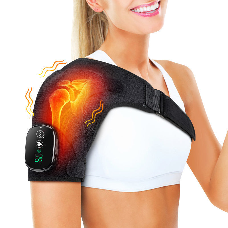 USB Rechargeable Convenient Electric Heating Shoulder Massager - Gifts for Them