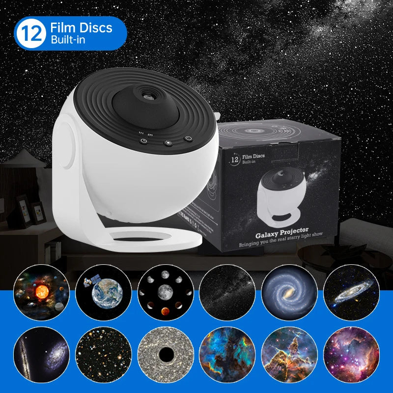 Night Light Galaxy Projector - Gifts for Them